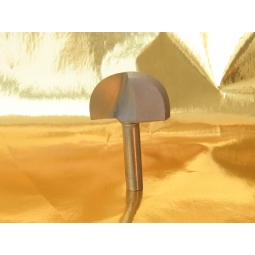 Media caña 25.4 mm 1 pulg de acero
